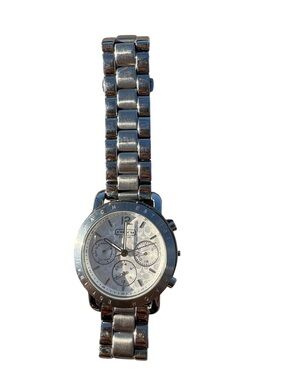 Coach Y2K Stainless Steel Chronograph Bracelet Watch